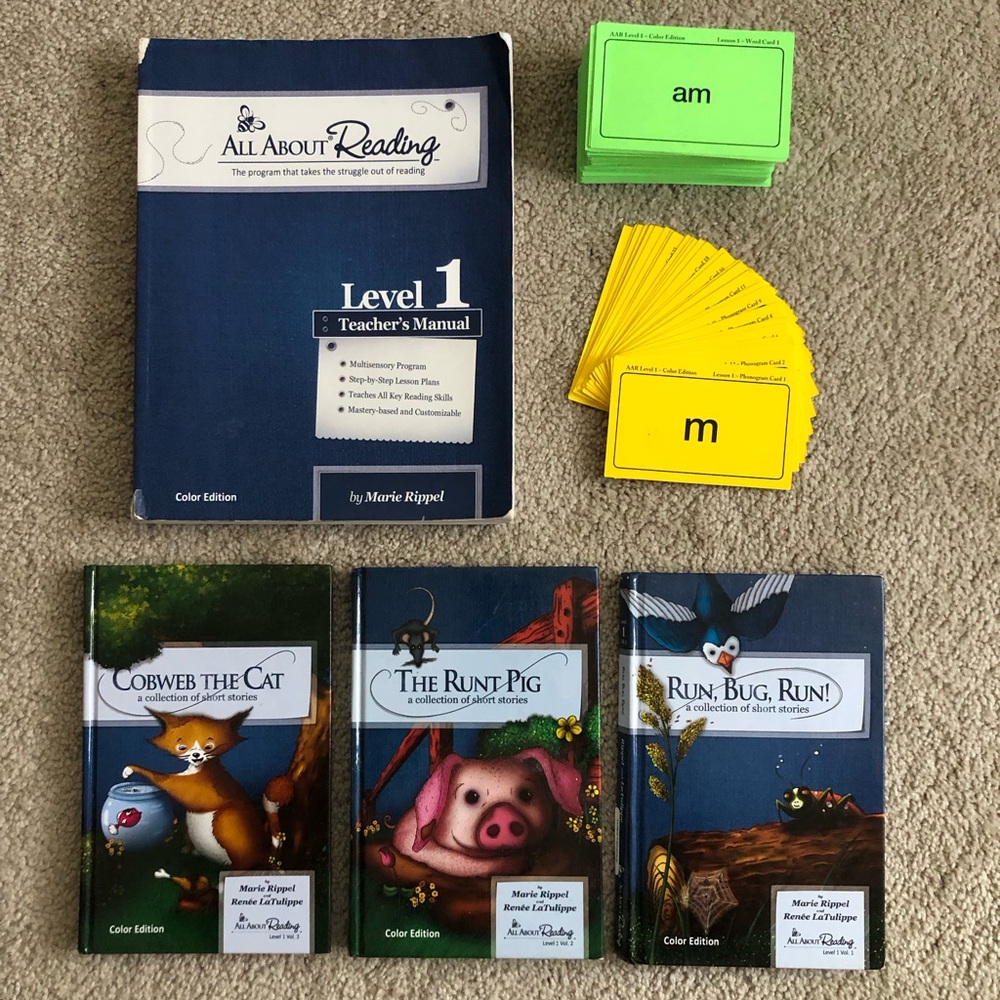 All About Reading Level One by Marie Ripple Materials